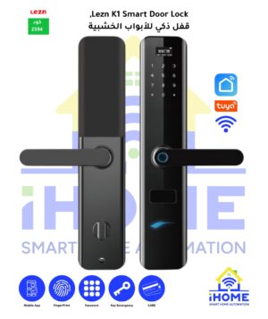 Lezn K1 Smart Door Lock, قفل ذكي للأبواب الخشبية والمصفحة