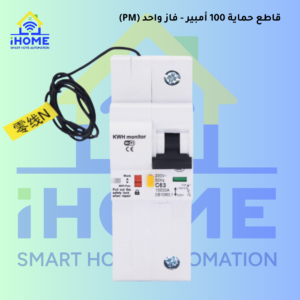 قاطع حماية 100 أمبير - فاز واحد (PM)